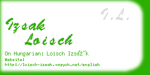izsak loisch business card